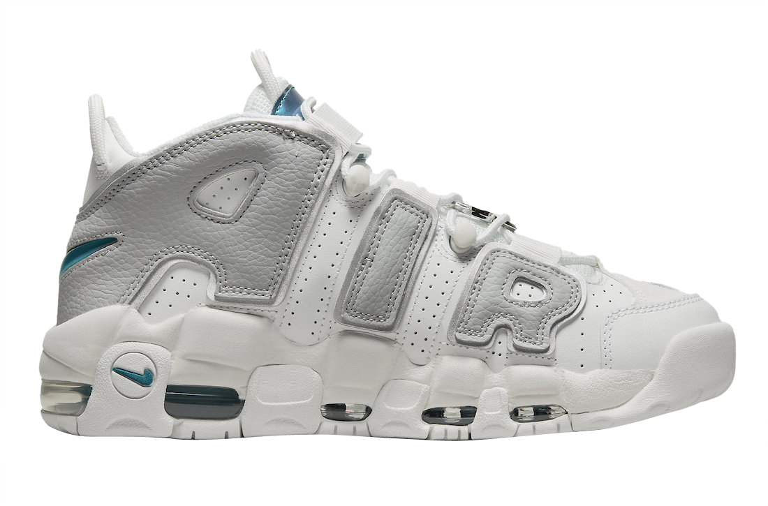 Buty Air More Uptempo Metallic Teal DR7854-100 - obrazek 3