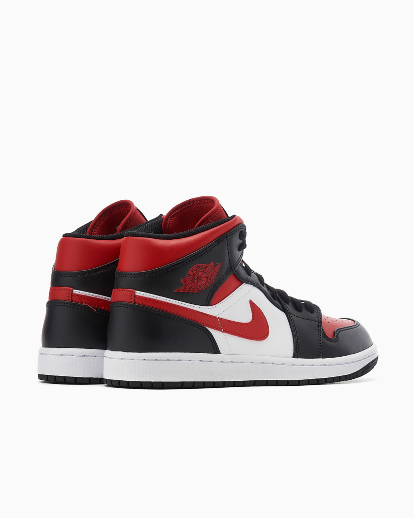Air Jordan 1 Mid 'Bred Toe' 554724-079 - obrazek 7
