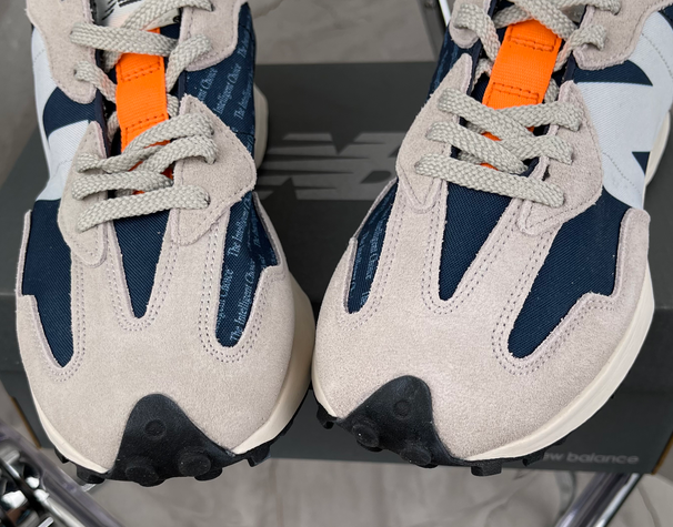 Buty New Balance 327 Granatowe WS327BA - obrazek 7