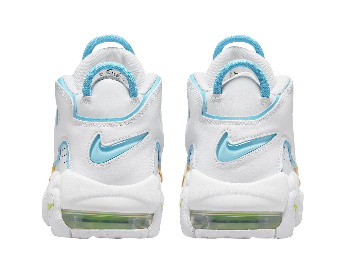 Buty Nike Air More Uptempo White Multi-Color FJ4624-100 - obrazek 5