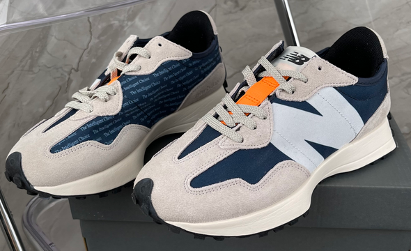 Buty New Balance 327 Granatowe WS327BA - obrazek 3