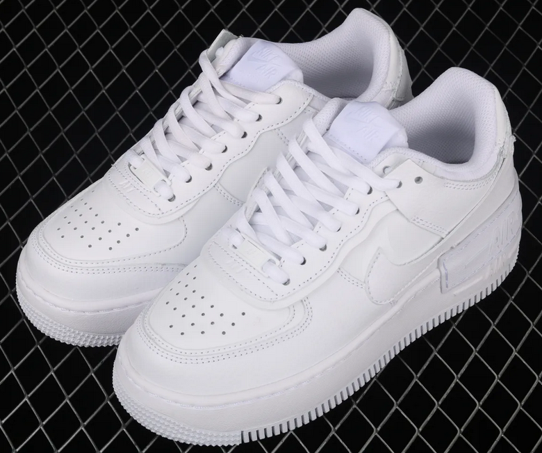 Buty Nike Air Force 1 White Shadow CI0919-100 - obrazek 4