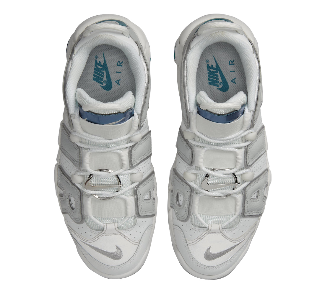 Buty Air More Uptempo Metallic Teal DR7854-100 - obrazek 4