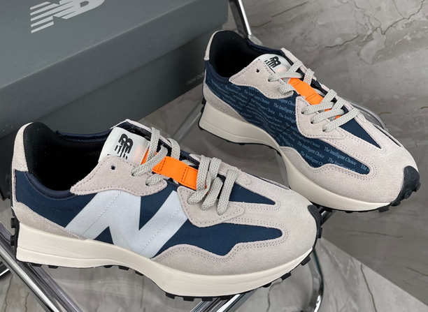 Buty New Balance 327 Granatowe WS327BA - obrazek 5