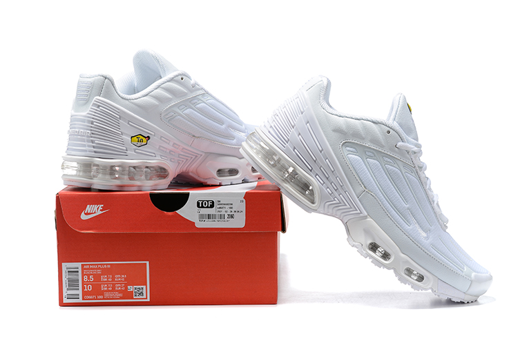 Buty Nike Air Max Plus 3 Triple White CD681-100 - obrazek 2