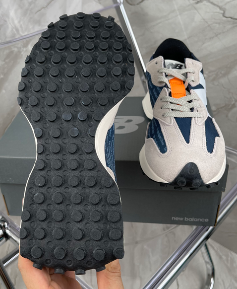 Buty New Balance 327 Granatowe WS327BA - obrazek 4