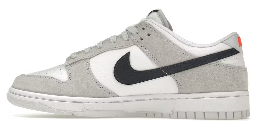 Buty Nike Dunk Low White Grey Navy Aqua FJ4227-001 - obrazek 4