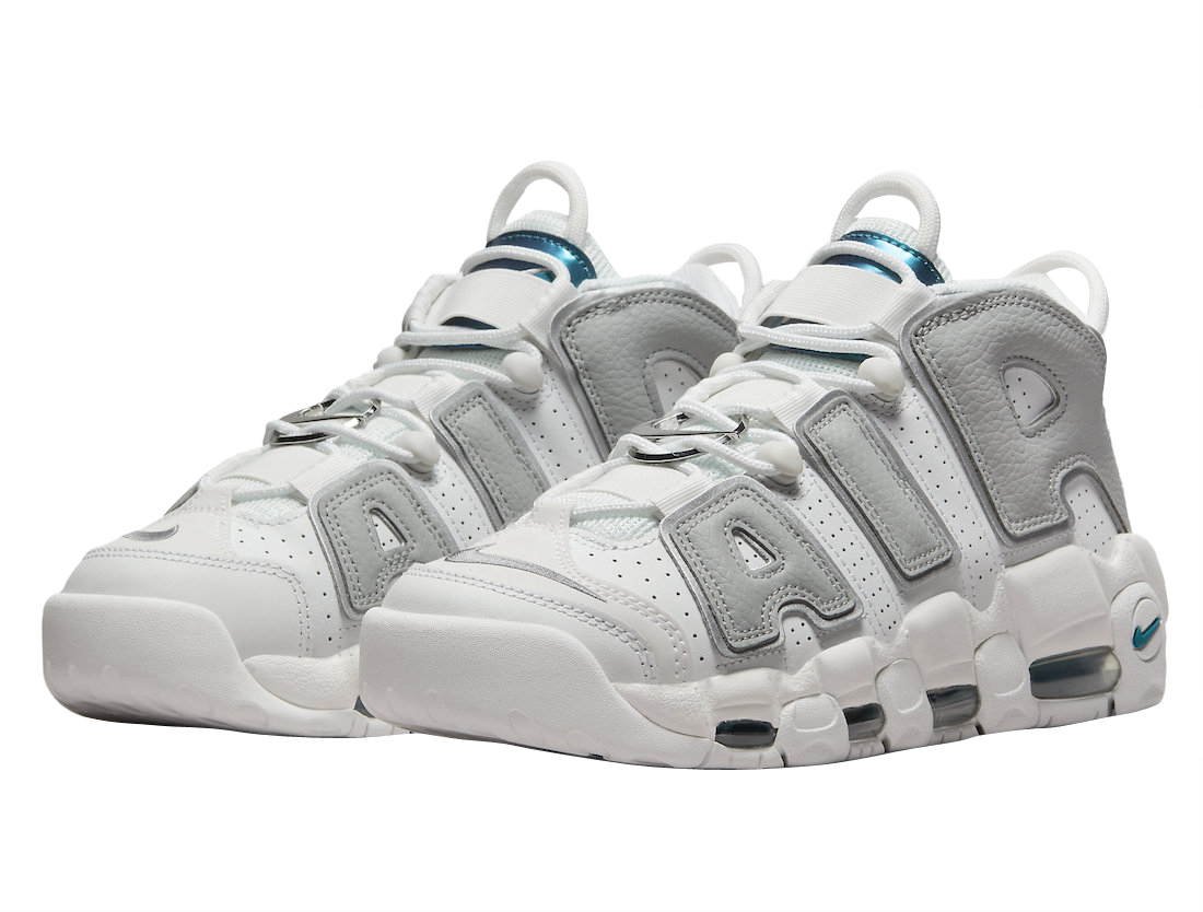 Buty Air More Uptempo Metallic Teal DR7854-100 - obrazek 2