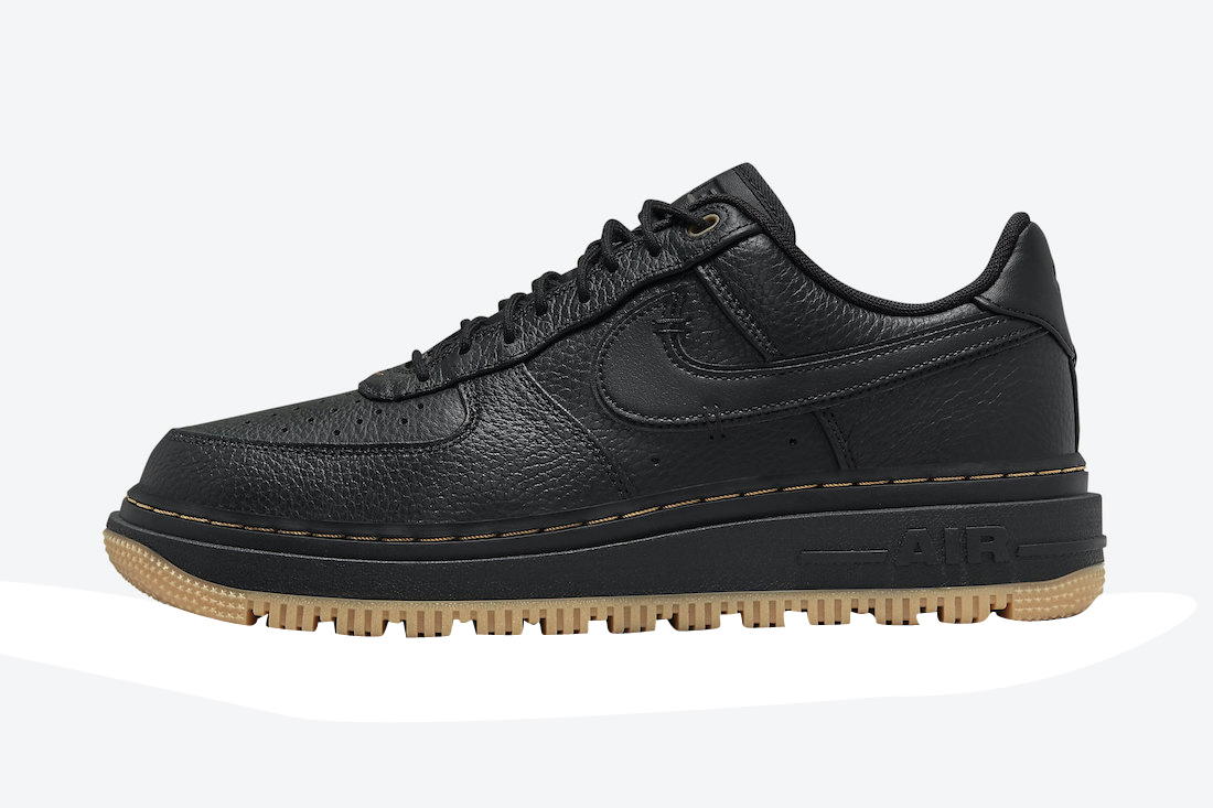 Buty Nike Air Force 1 Luxe Black Gum DB4109-001