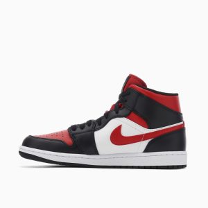 Air Jordan 1 Mid 'Bred Toe' 554724-079