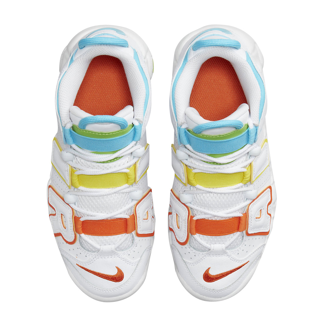 Buty Nike Air More Uptempo White Multi-Color FJ4624-100 - obrazek 4