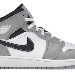 Air Jordan 1 Mid Light Smoke Grey 554725-078
