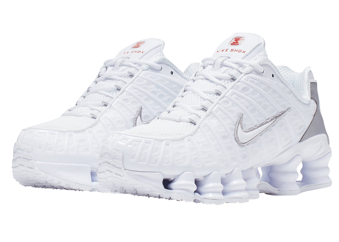 Buty Nike Shox TL AR3566-100 Białe - obrazek 2