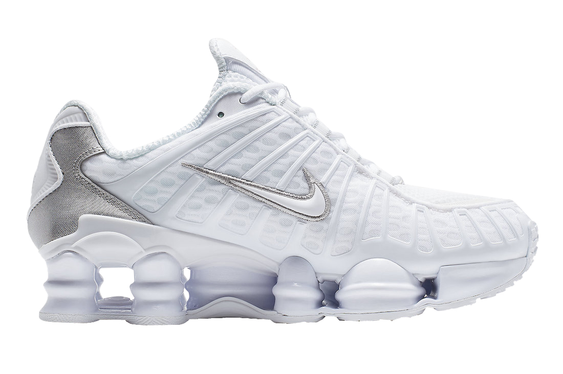 Buty Nike Shox TL AR3566-100 Białe - obrazek 3