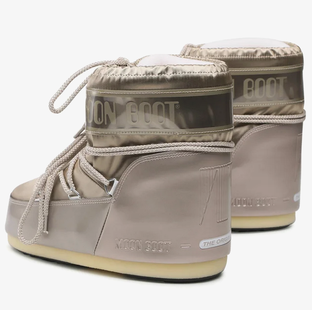 Buty zimowe Moon Boot GLANCE 14093500003 złote - obrazek 3