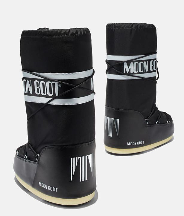 Buty zimowe Moon Boot Nylon Black 14004400001 - obrazek 4