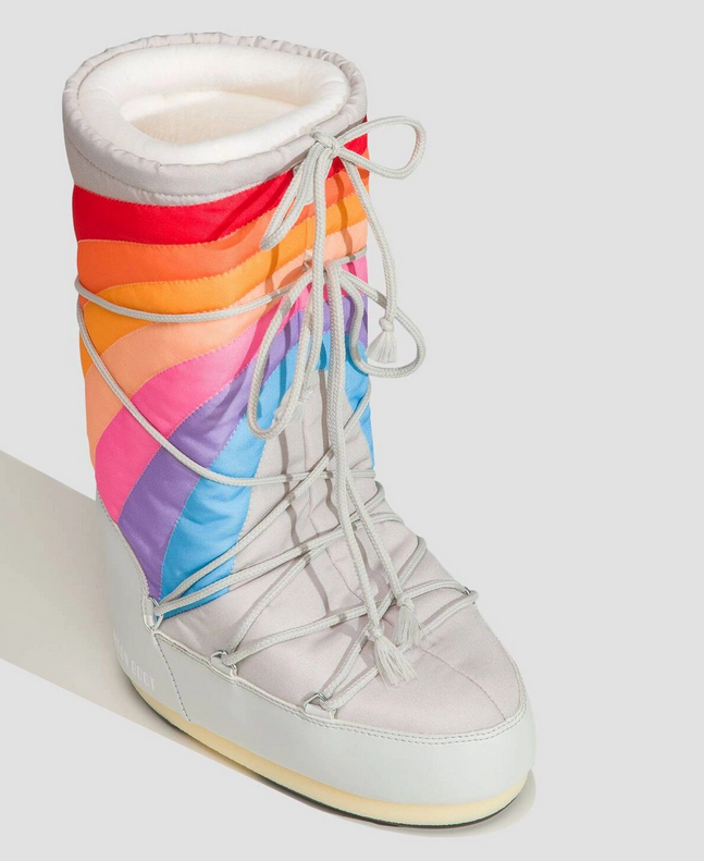 Buty zimowe Moon Boot RAINBOW 14027700002 - obrazek 3