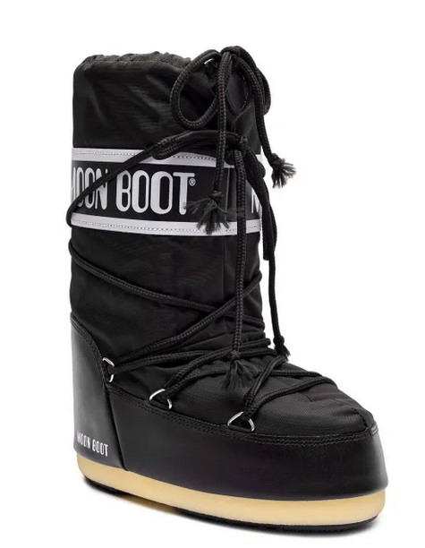 Buty zimowe Moon Boot Nylon Black 14004400001 - obrazek 5