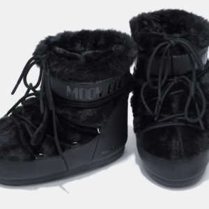 Buty zimowe Moon Boot Low Faux Fur Black 14093900001
