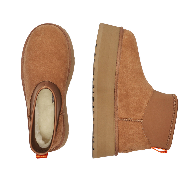 Buty Ugg Classic Mini Dipper Platform Chestnut 1168170 - obrazek 3