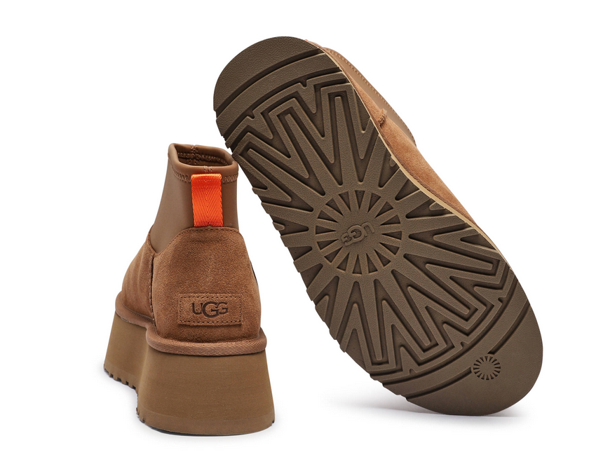 Buty Ugg Classic Mini Dipper Platform Chestnut 1168170 - obrazek 4