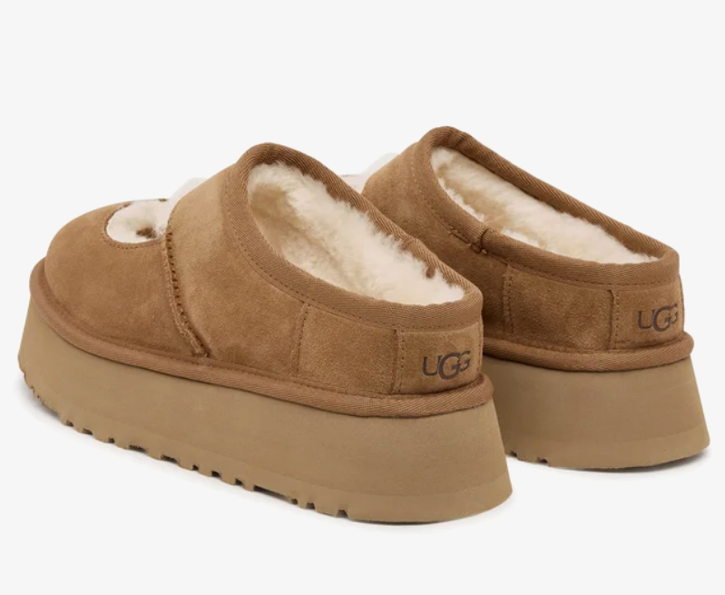 Buty UGG kapcie zamszowe Bea Mary Jane kolor brązowy 1167612-CHE - obrazek 3