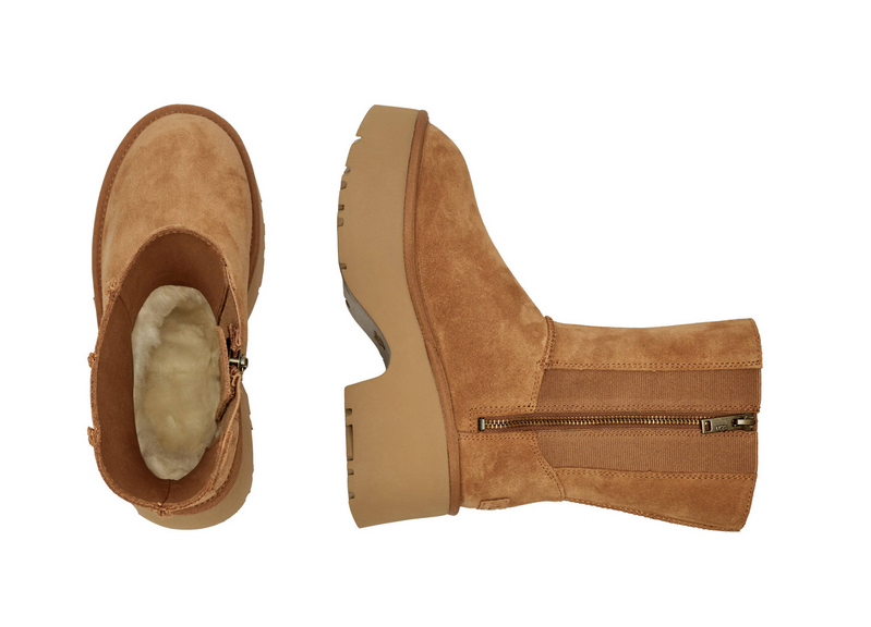 Buty Ugg W Classic Twin Seam New Heights 1158313 Brązowy - obrazek 3